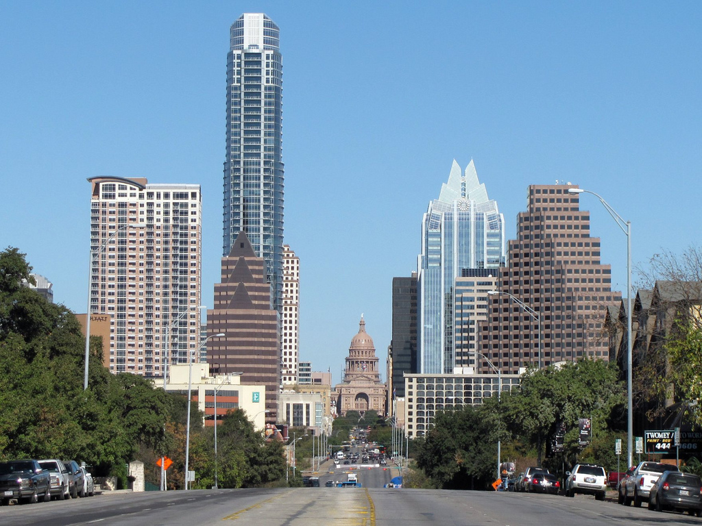 Are jobs coming back to downtowns like Austin's? Credit: Michael, Flickr